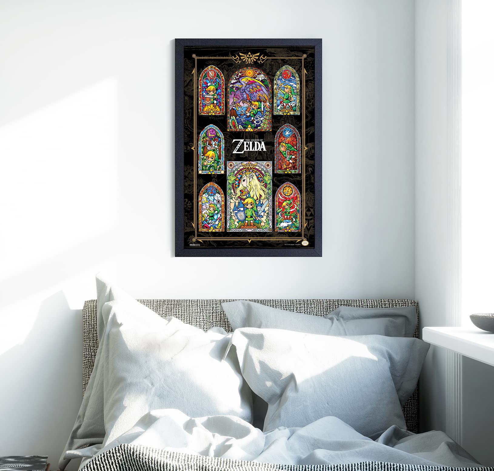 Amazon.co.jp: Pyramid America ゼルダ ステンドグラスコラージュ